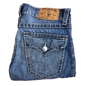 True Religion Jeans Size 31 STRAIGHT Blue